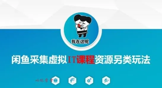 闲鱼采集虚拟IT课程资源另类玩法